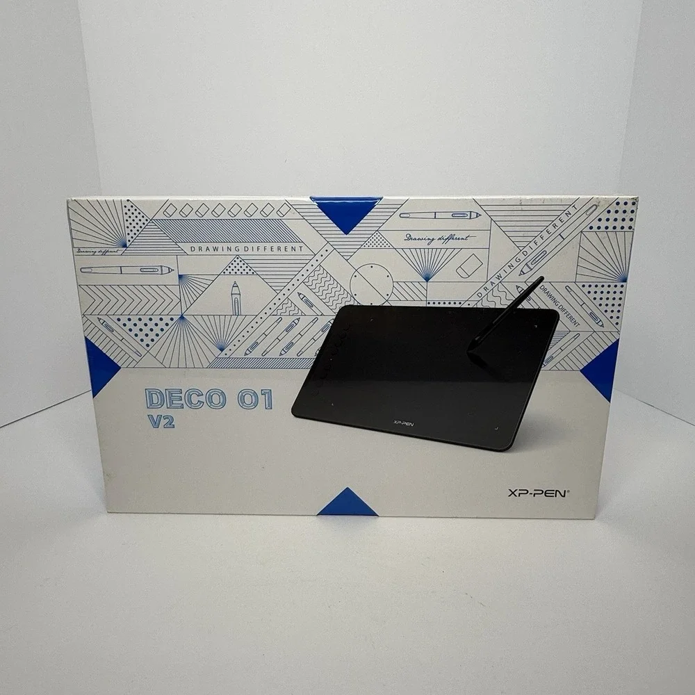 XP-PEN Deco 01 V2 Graphics Drawing Tablet Brand New Factory Sealed